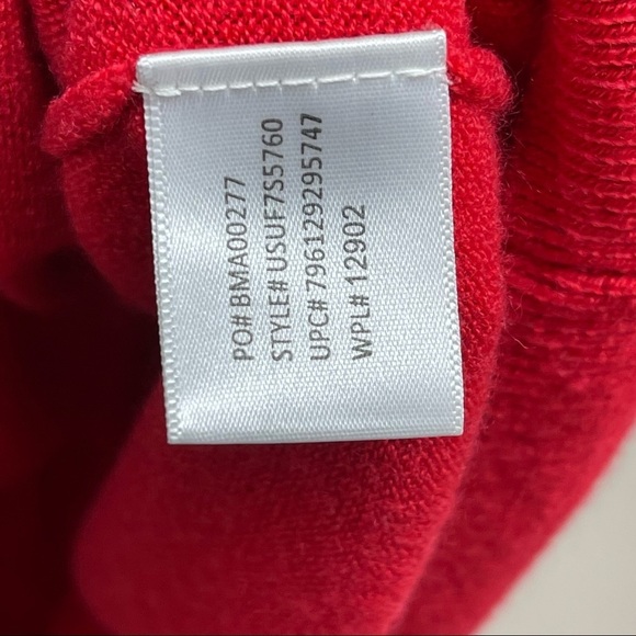 Us Polo‎ Assn Men's Red Sweater M - Picture 3 of 5